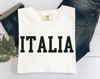 Comfort Colors Italian T-Shirt: Unisex Italy Tee