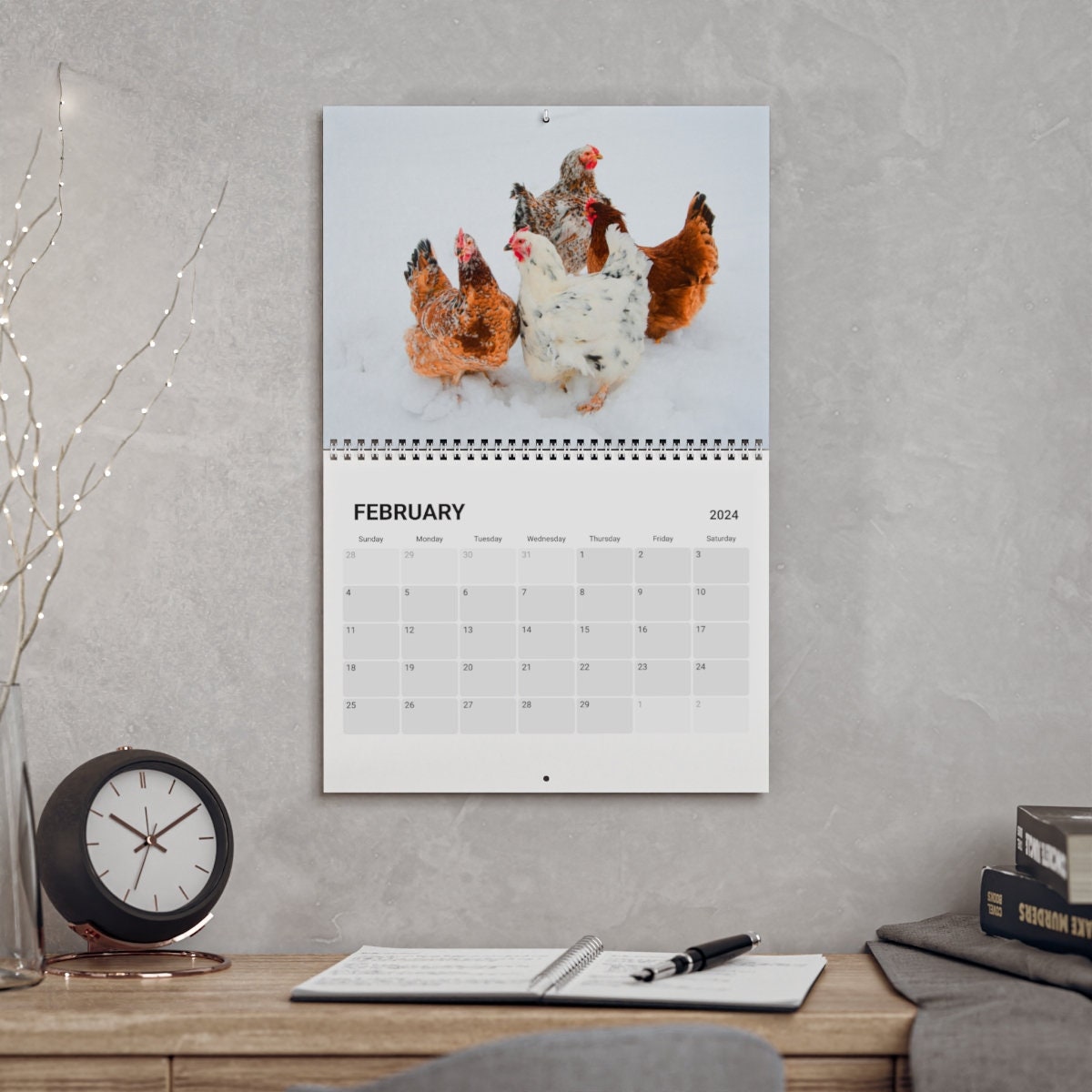 Chloe's Crazy Chickens Calendar 2024 Fun Chicken Calendar Chicken