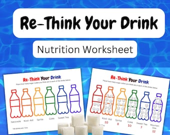 Re-Think Your Drink- Nutrition Activity For Kids
