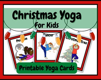 Christmas Yoga For Kids- Printable Yoga Cards