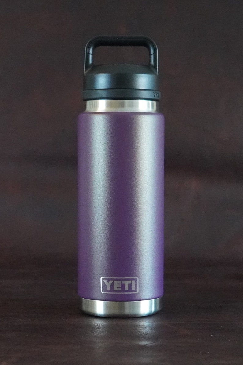 Nordic Purple Custom Engraved Yeti Rambler 26oz Water Bottle for Wedding Parties, Gifts or Special Occasions.