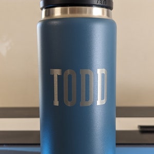 Personalized Engraved Yeti 26oz Water Bottle for Wedding Party image 9