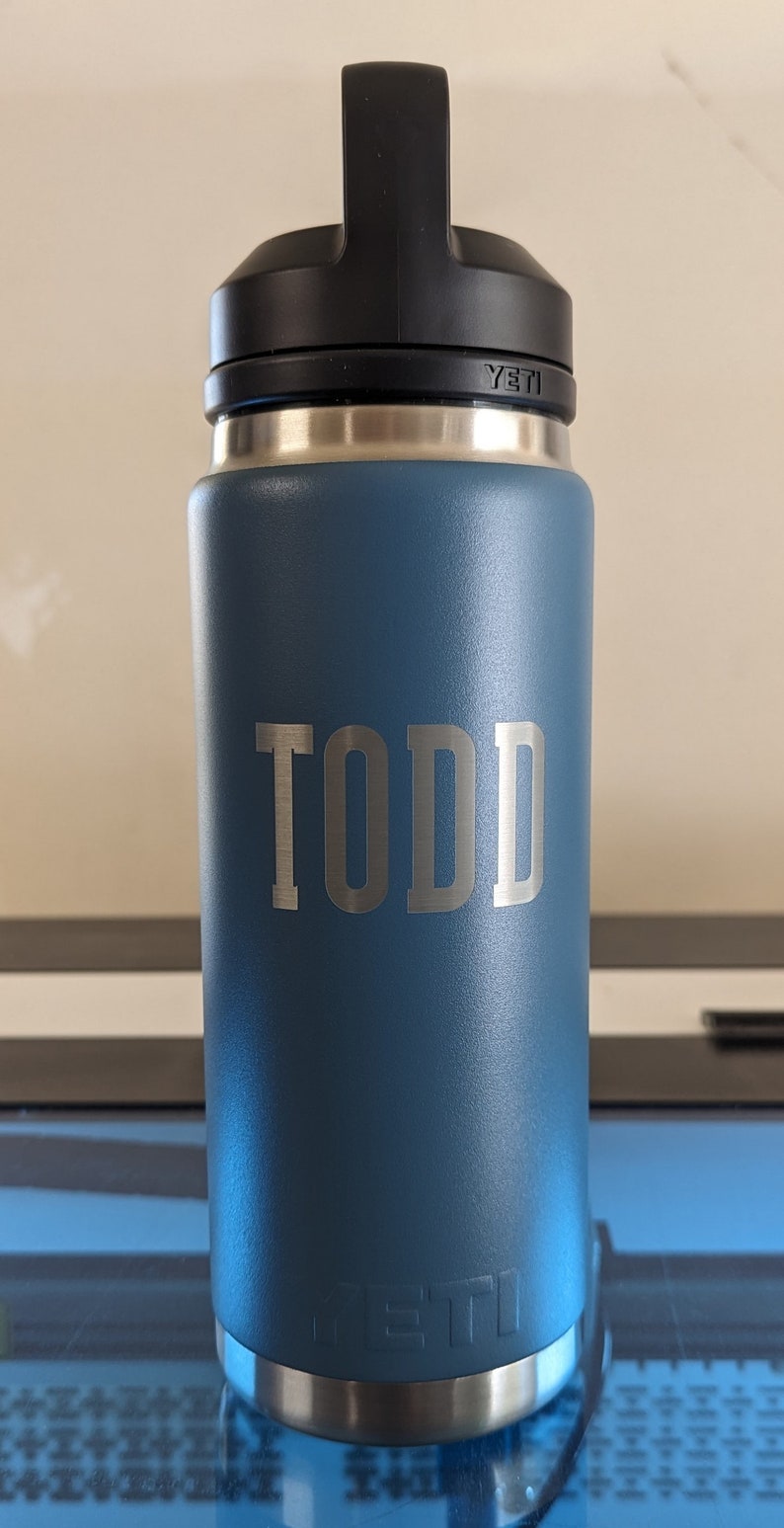 Personalized Engraved Yeti 26oz Water Bottle for Wedding Party image 9