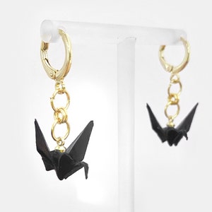 Origami Crane Earrings No.7