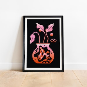 The Dark Serpents - Illustratie A5 A4 - Poster - Print - Print