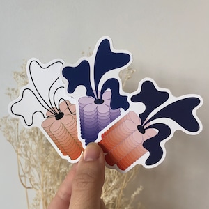 Stickers De bloem is de vaas - Stickers - Op maat