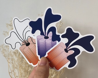 Stickers The flower is the vase - Stickers - Custom