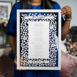 Wedding Song Papercut