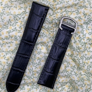 Leather Band for Cartier Tank Solo/|London 16/18/20mm