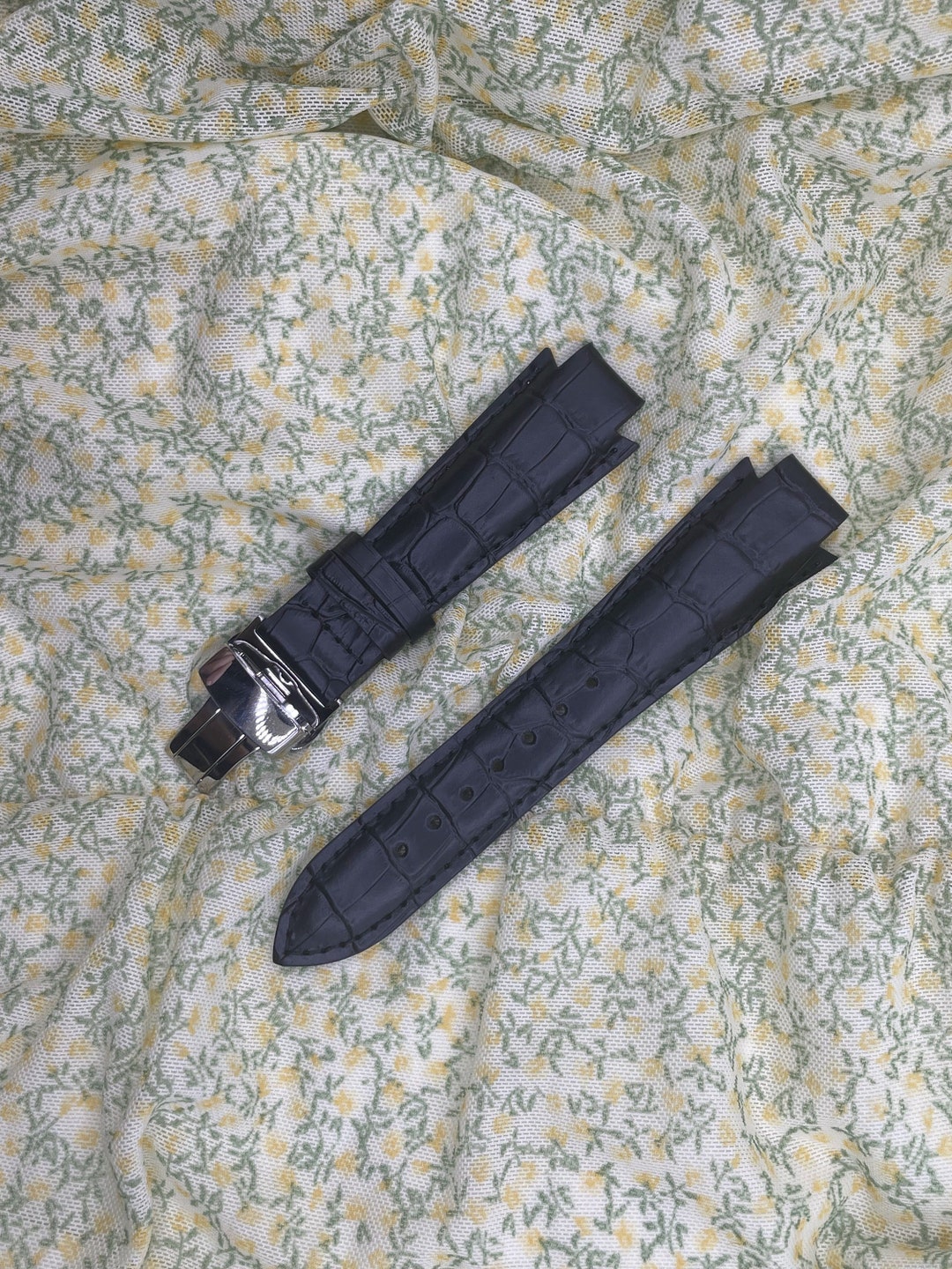 Strap Replacement for Tissot T60 L875/975K Leather Watch Watch Strap