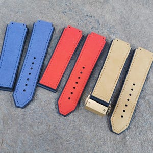 Leather Strap for Hublot Big Bang & Classic Fusion 19x26mm