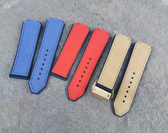 Correa de piel para Hublot Big Bang y Classic Fusion 19 x 26 mm