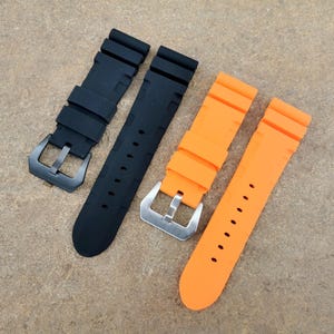Rubber Strap for Panerai Officine Watches - 20/22/24/26mm