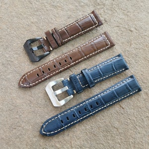 Leather Strap for Panerai 20/22/24/26mm
