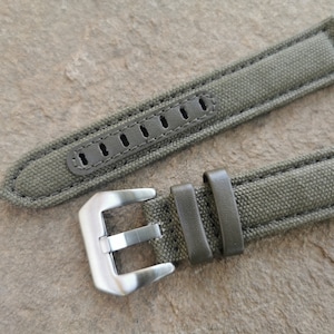 Canvas Strap for Panerai Pam441 Pam111 20/22/24mm