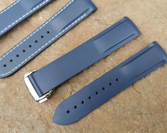 Rubber Strap for Omega Seamaster/Speedmaster 18/19/20/21/22mm