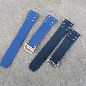Rubber Strap For Cartier Santos With Rivets 21mm