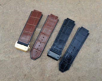 ウブロ ビッグバン/クラシック フュージョン シリーズ用 26 mm レザー