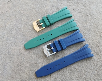 Correa de caucho para Audemars Piguet AP Royal Oak 15703/15400/26470/15202 de 26 mm