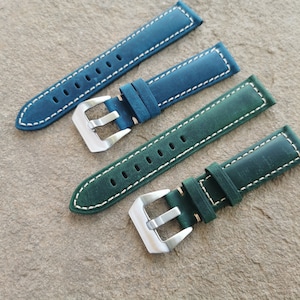 Leather Strap Fit for Panerai Watch 20/22/24/26mm