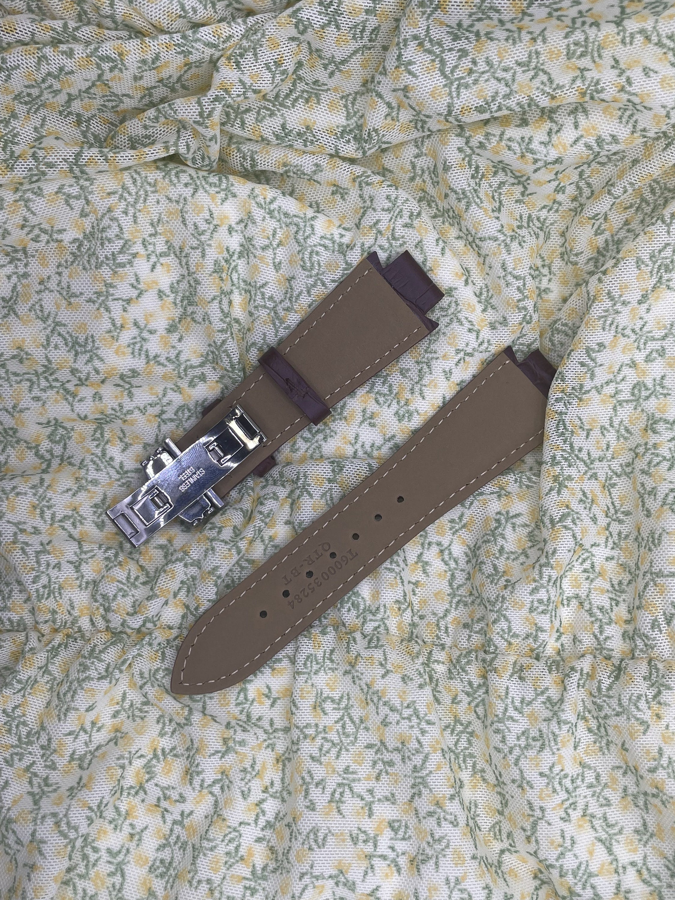 Strap Replacement for Tissot T60 L875/975K Leather Watch Watch Strap