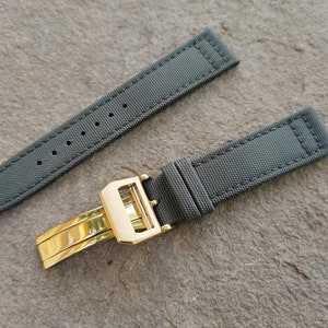 Canvas Strap for IWC Big Pilot/Top Gun/Portugieser/Portofino Watch, 20/21/22mm