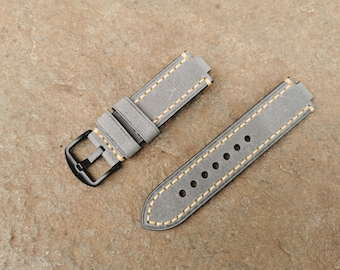 Cinturino in pelle per Oris Aquis Diver 24-12 mm 24 x 11 mm