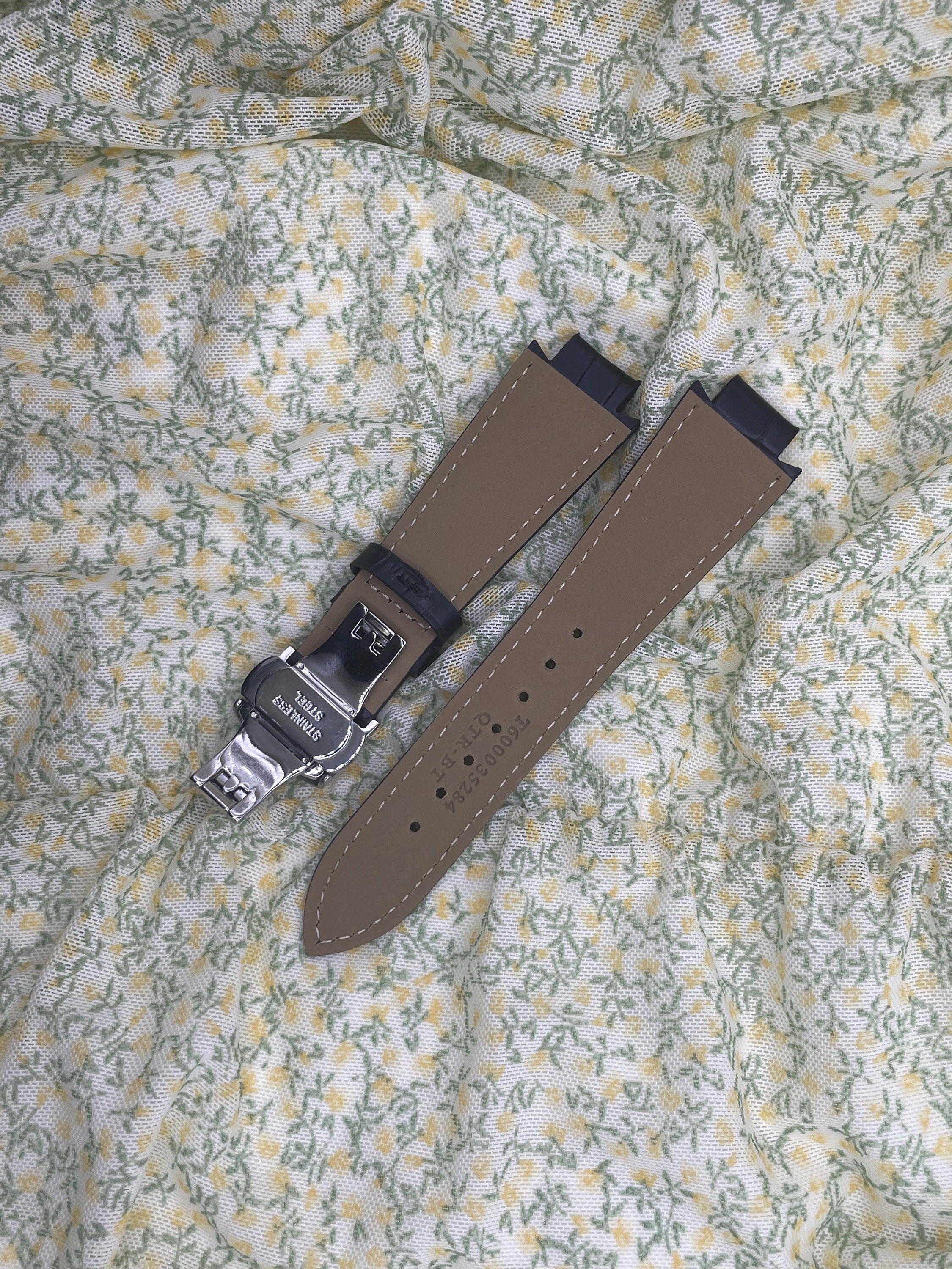 Strap Replacement for Tissot T60 L875/975K Leather Watch Watch Strap