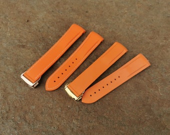Rubber Strap for Omega Seamaster 300m Speedmaster 18/19/20/21/22mm