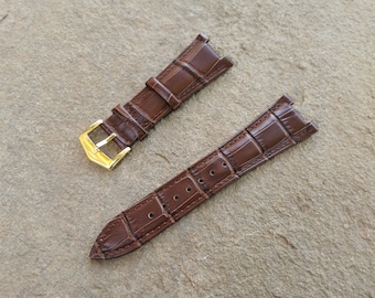Cinturino in pelle adatto per Patek Philippe Nautilus 5711/5712g/5726/5727/5980 25 x 13 mm