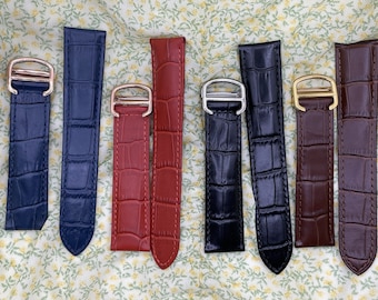 Leather Strap for Cartier Tank Solo Watch 16/18/20mm