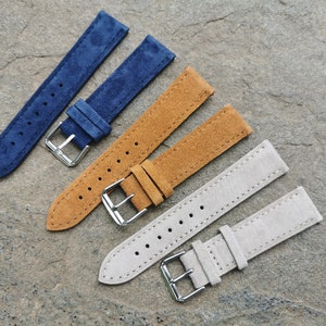 Soft Suede Leather Strap for Omega Watch 18/19/20/22/24mm