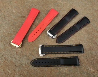 Rubber Band for Omega Seamaster 300m Speedmaster 18/19/20/21/22mm