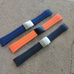 Rubber Strap for Mido Multifort/Helmsman M005 Seies 22/23mm
