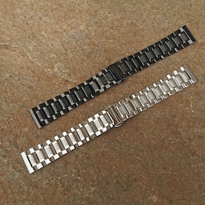 Steel Strap fit FOR LONGINES 12/13/14/15/16/17/18/19/20/21/22/24mm