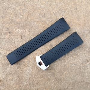 Rubber Strap for Tag Heuer Grand Carrera - 22/24mm