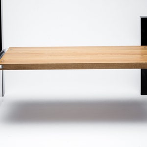 Acritable - acrylic and wood coffe table
