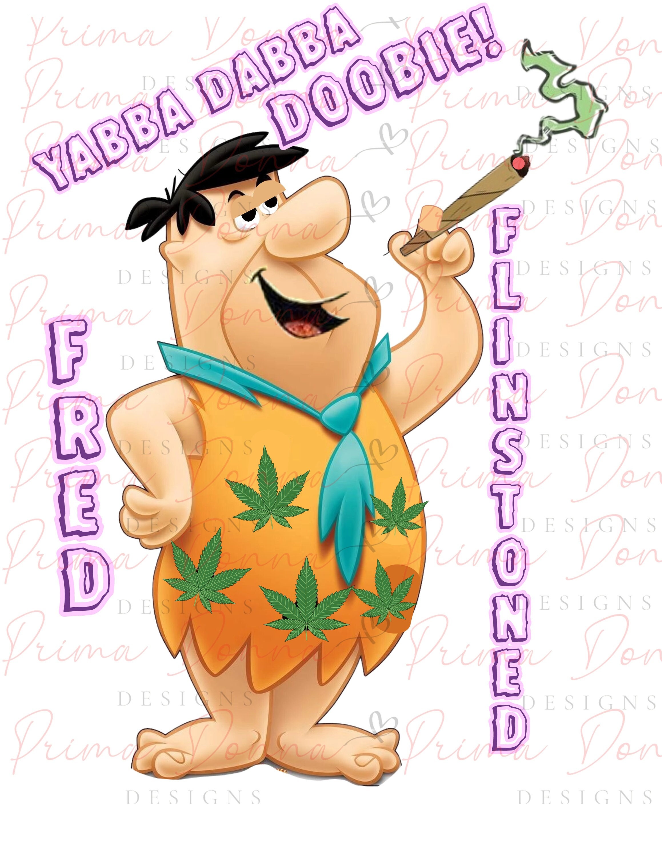 T-shirt Officiel Yabba-Dabba-DOO - Rouge Kaki - Taille L - Merchandising Les Pierrafeu