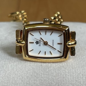 Elegante orologio da polso da donna al quarzo vintage degli anni '90, cassa color oro reale, orologio da cocktail al quarzo da donna retrò, orologio da regalo da donna