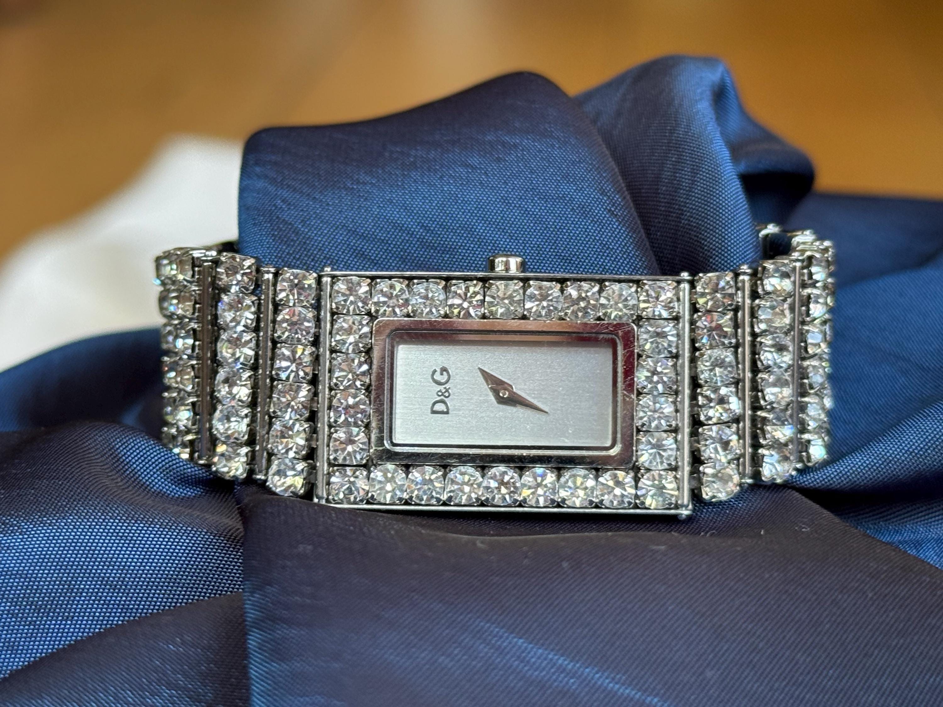 ドルチェ＆ガッバーナ IRLAND シルバー ダイヤモンド 腕時計