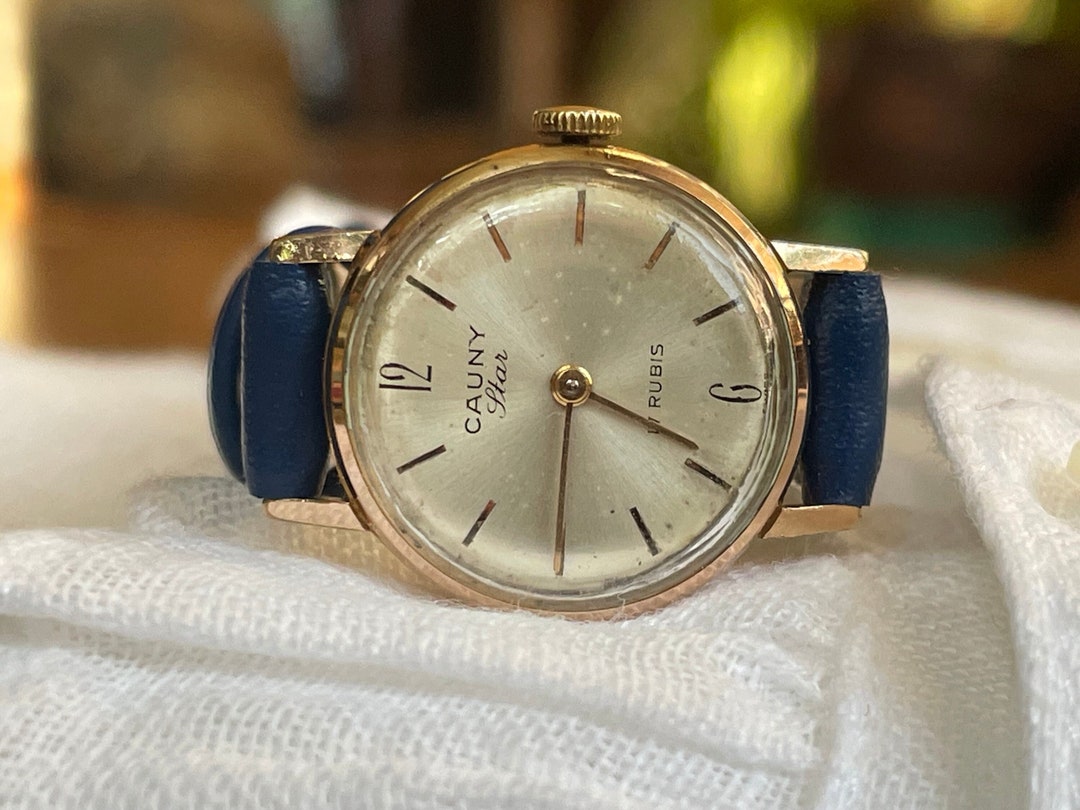 Reloj Suizo Relojes Antiguos Cauny Raro Reloj De Pulsera Para