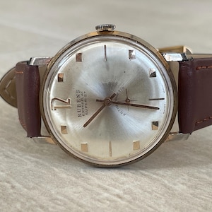 Orologio da polso meccanico da uomo vintage svizzero del 1960, cassa color oro Rubens, orologio meccanico da uomo, orologio retrò svizzero da uomo, regalo da uomo