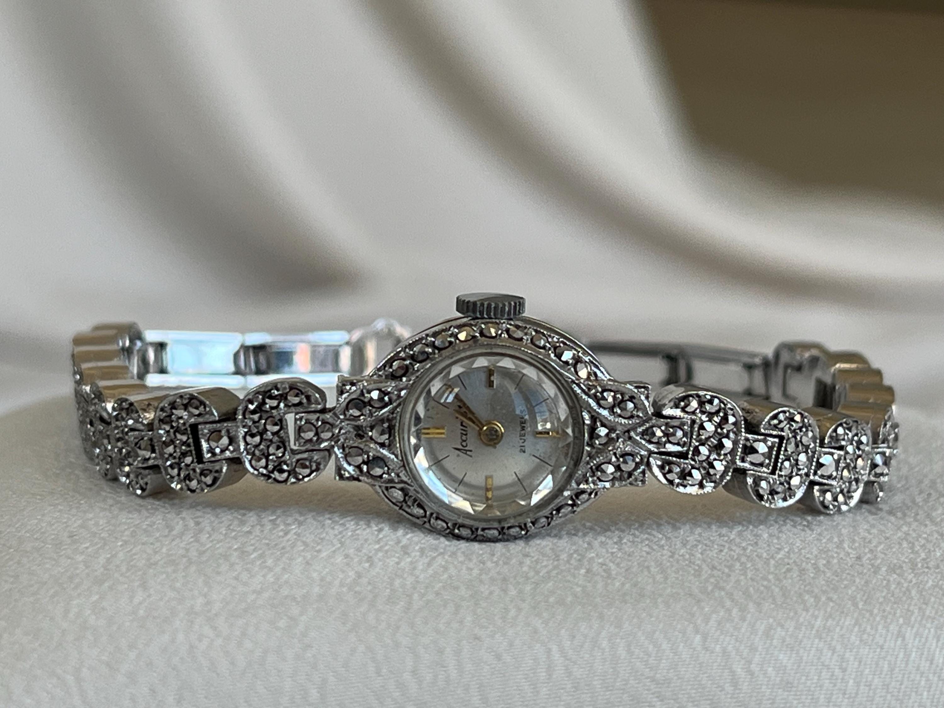Marcasite Watch - Etsy New Zealand display picture 2