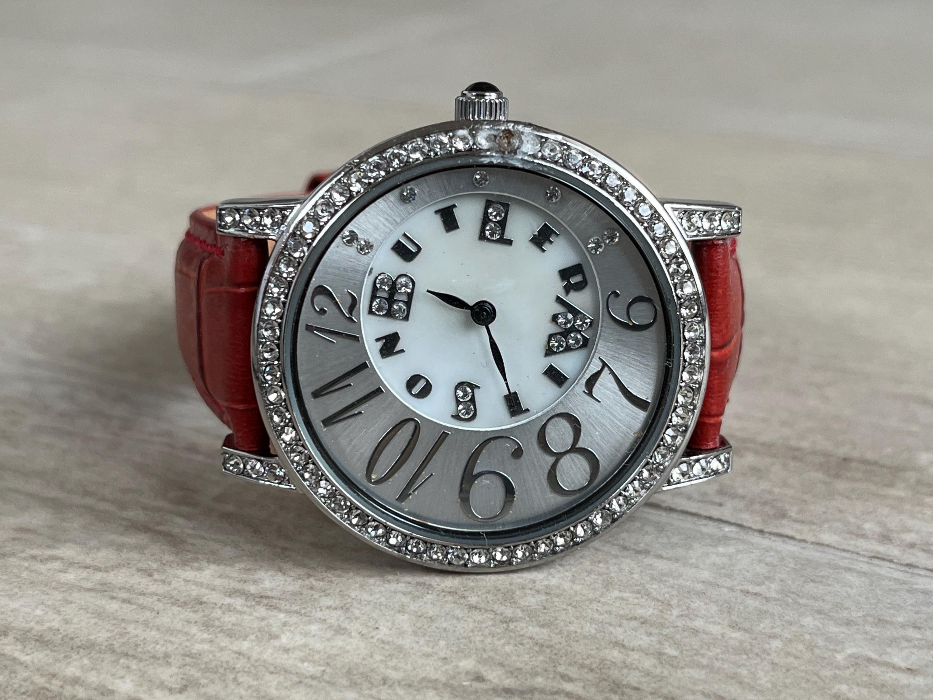 Vintage Remington Electron Watch Red Dial Rhinestone Fluted Bezel Mesh Strap Remington Women Wristwatches for sale - eBay main image 3