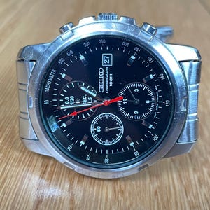 ★稼動品★SEIKO CHRONOGRAPH 100M 7T92-0LV0 SOLD 2010 Seiko 7T92-0VL0 Chronograph - Birth Year Watches