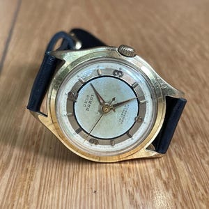 1960 Schweizer Vintage vergoldet Mechanische Herren Armbanduhr Osco Parat 17 Juwelen, mechanische Schweizer Herrenuhr, Schweizer Uhr Herren Geschenk