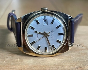 VTG 1970 Buler Swiss Mod Depose Watch Transparent Lucite Acrylic Mechanical RUNS VTG 1970 Buler Swiss Mod Depose Watch Transparent Lucite  main image 3