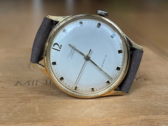 1950 German Vintage Mechanical Men's Wristwatch D… - image 6