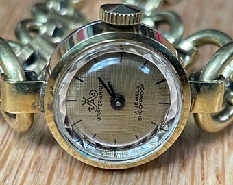 Elegante 1970 Vintage Deutsche 17 Jewels Damen Damen Armbanduhr