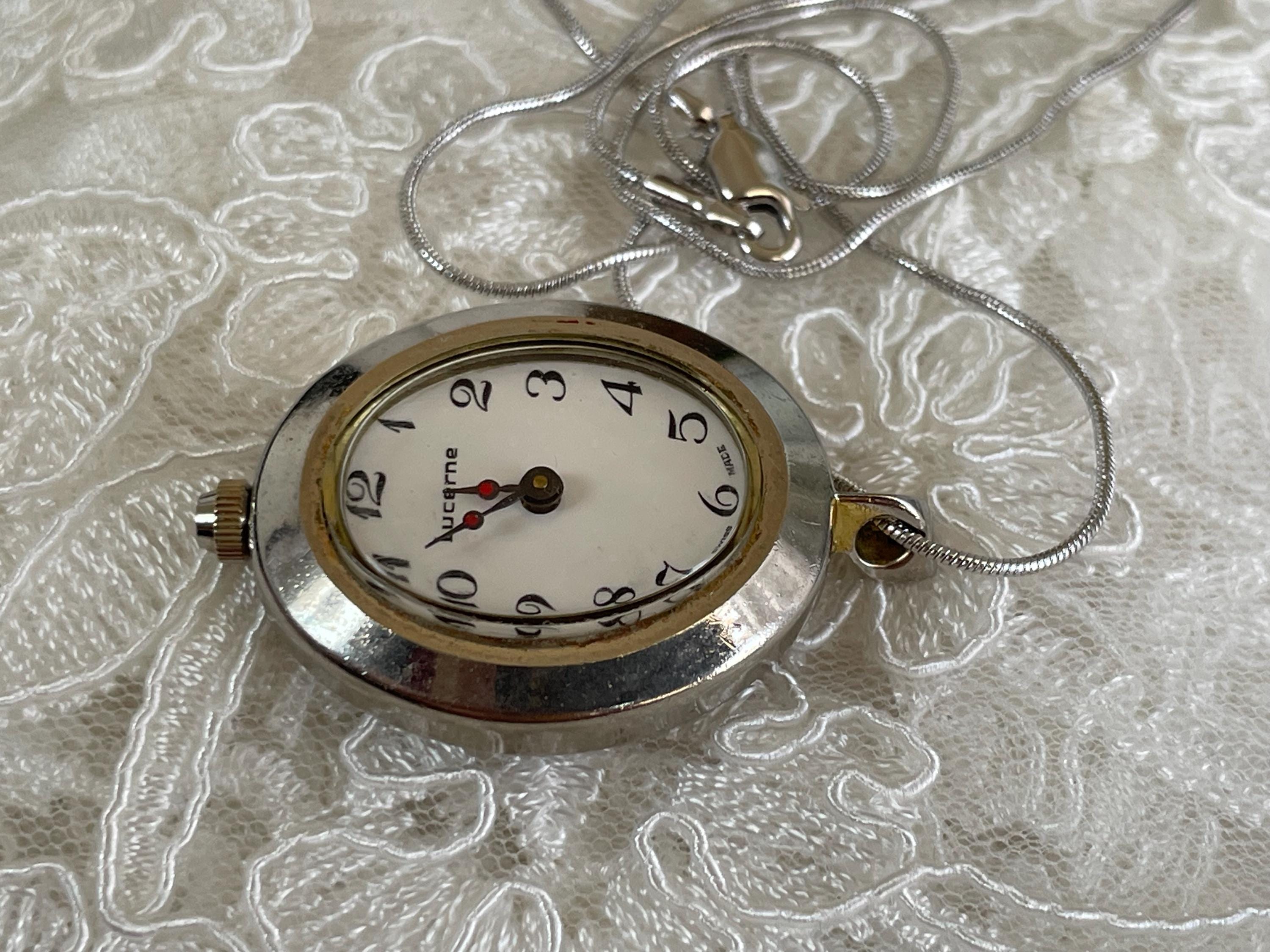 1960 Necklace Watch on Chain